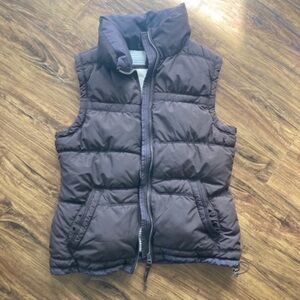 American Eagle Outfitters Brown Quilted Vest